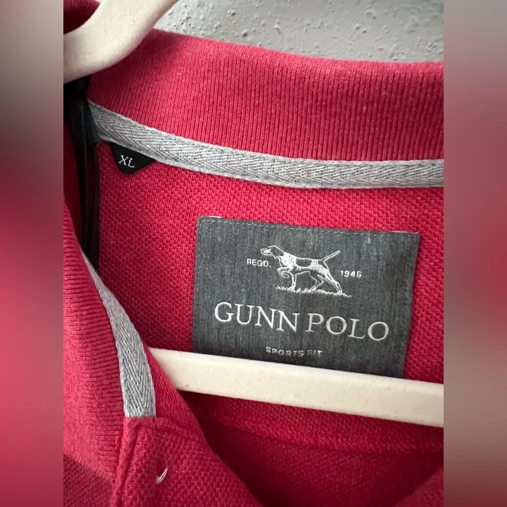 Rodd & Gunn Gunn Piqué Sports Fit Cotton Polo in Fuschia Men’s XL New - Picture 5 of 8